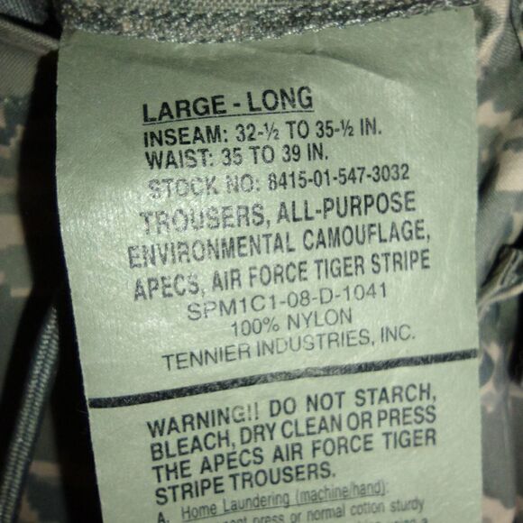 Authentic military camo rain pants - Picture 6 of 6